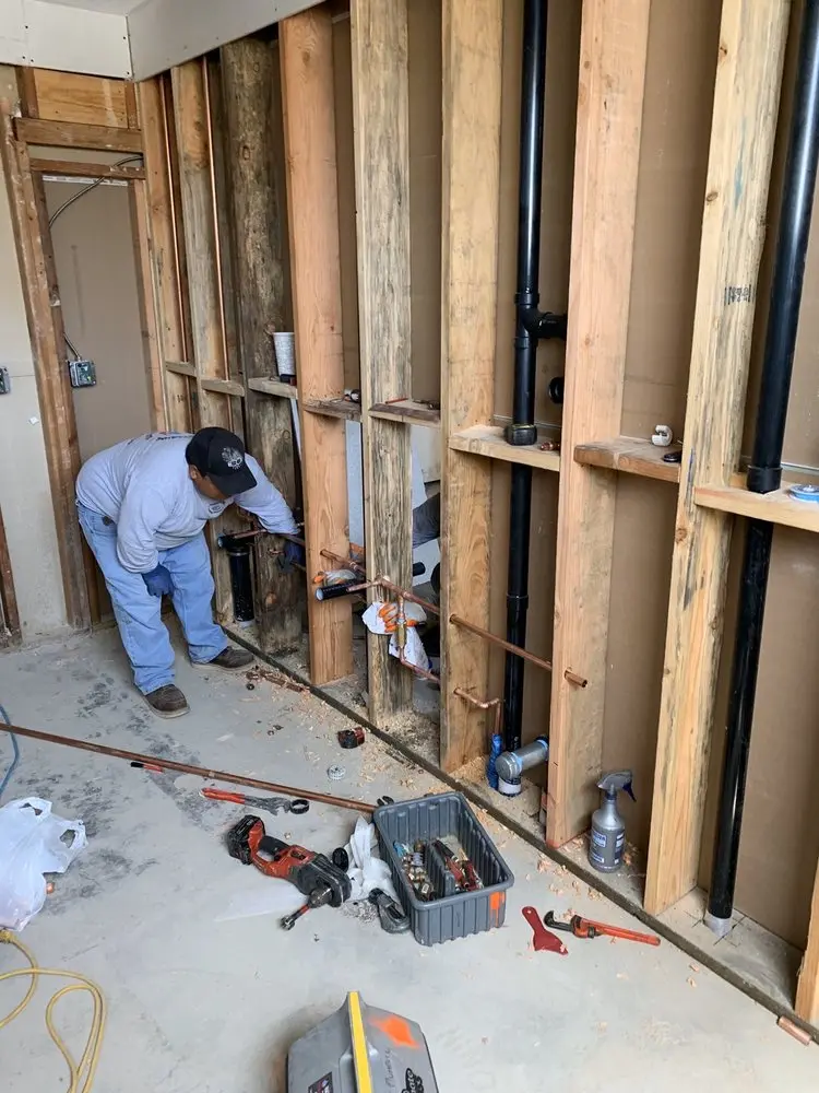 Commercial rough-in plumbing for Gas Line Repair in Belleview